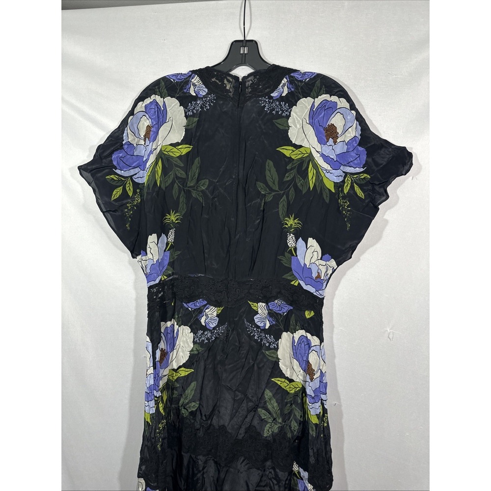 NWD $298 FARM RIO [ Large ] Soft‎ Garden Soft Garden Lace Maxi Dress black U1681 - Picture 14 of 16